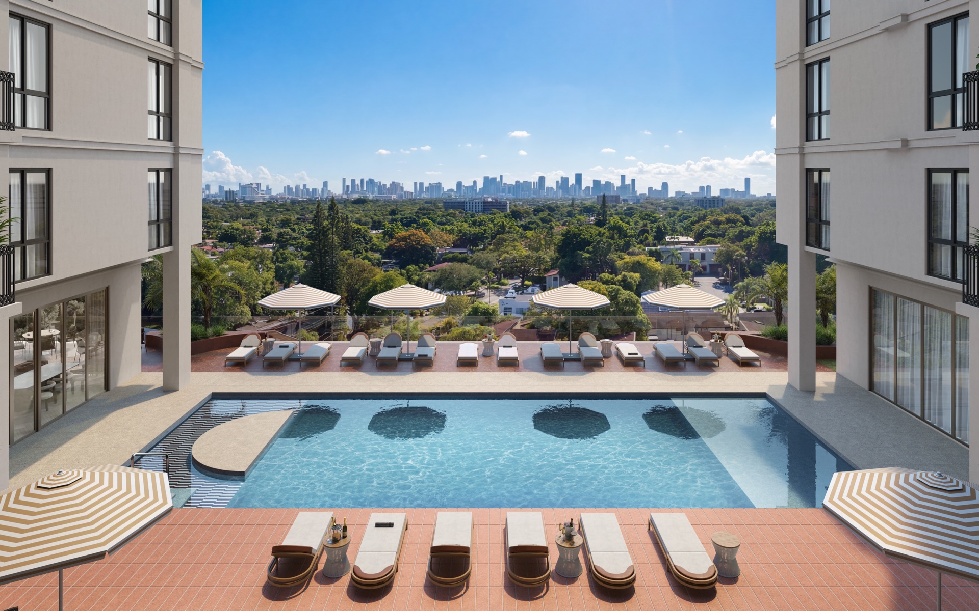 Resort-style pool
